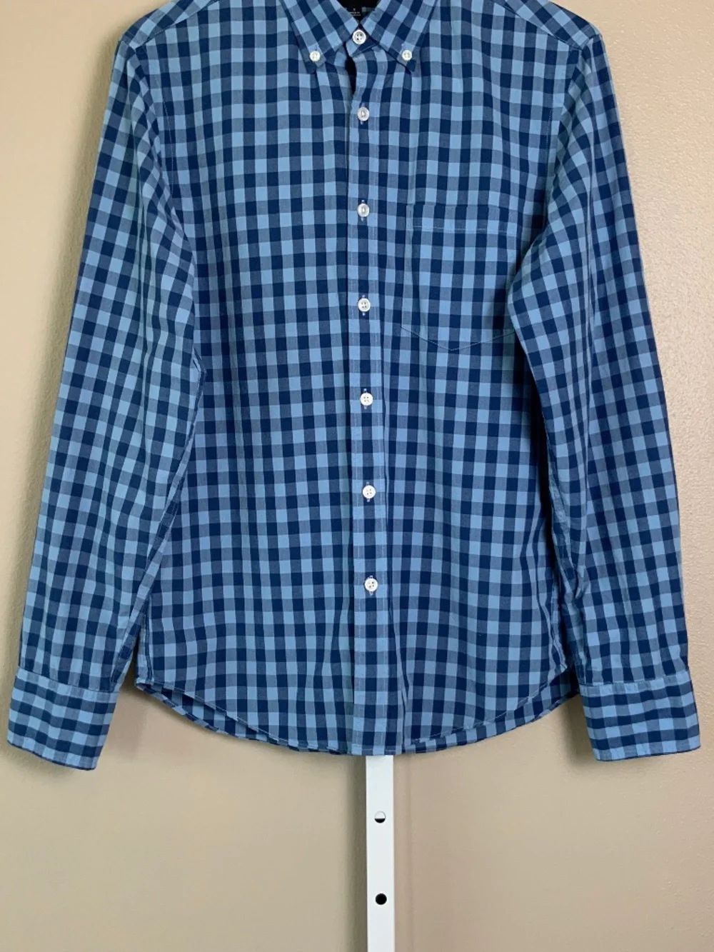 J. Crew Factory Slim Washed Button Down Oxford Shirt in Oversized Gingham